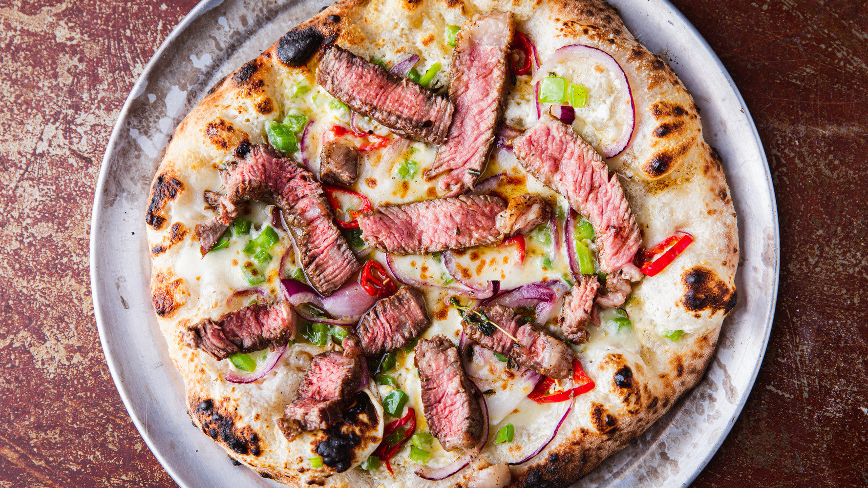 Philly Cheesesteak Pizza – Gozney