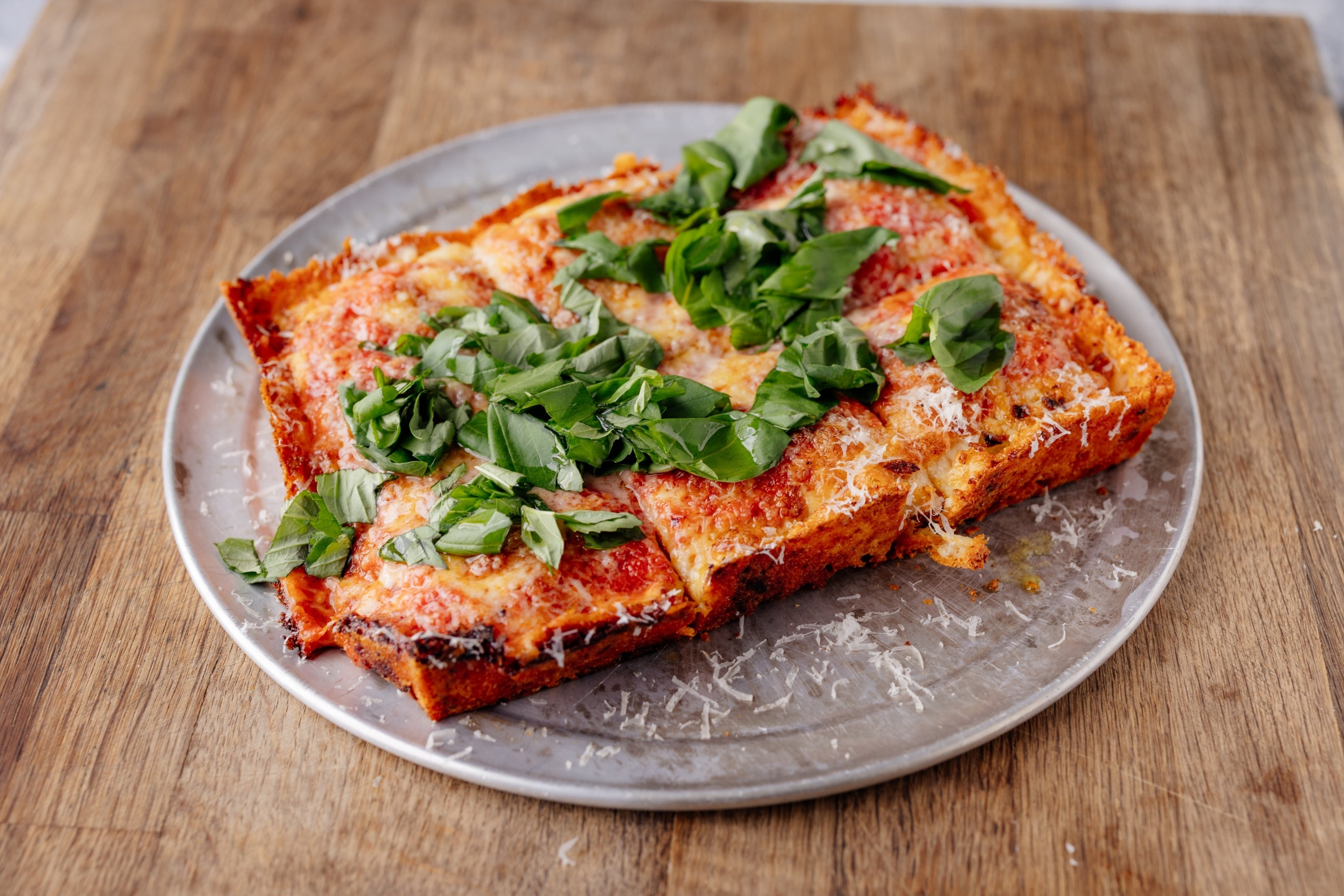 Detroit Style Margherita Pizza
 &ndash; Gozney