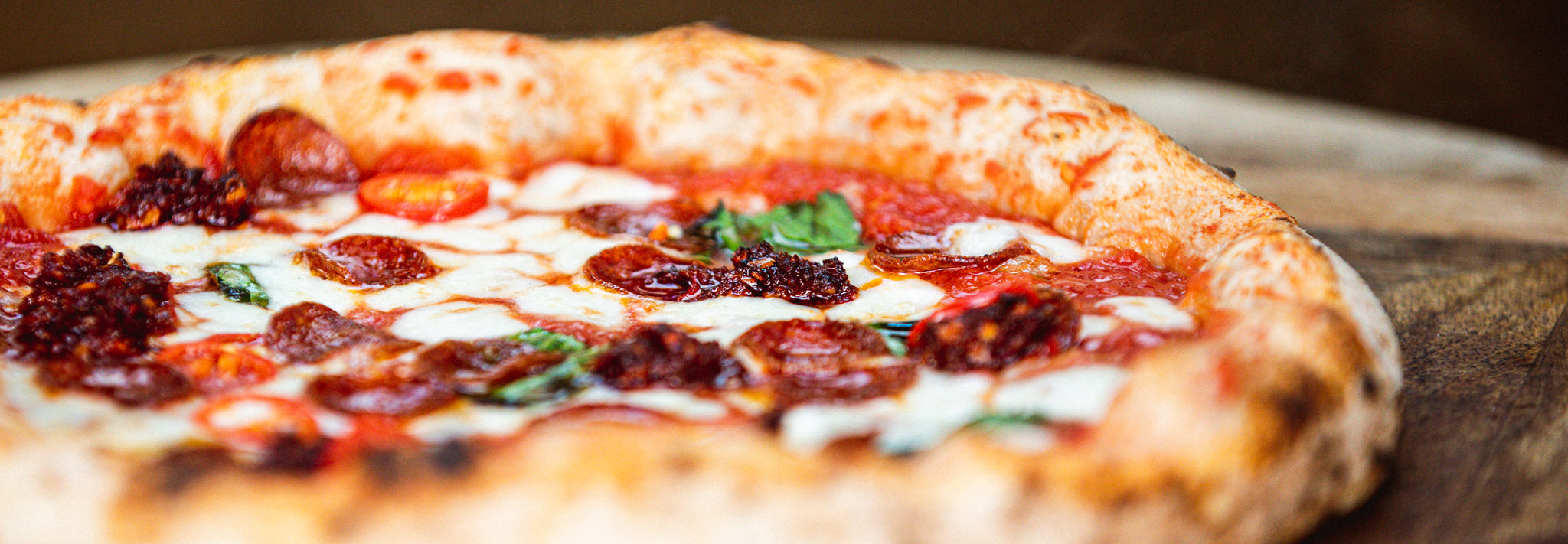 The Peddler (Nduja and Pepperoni with Chilli Honey) - Gozney