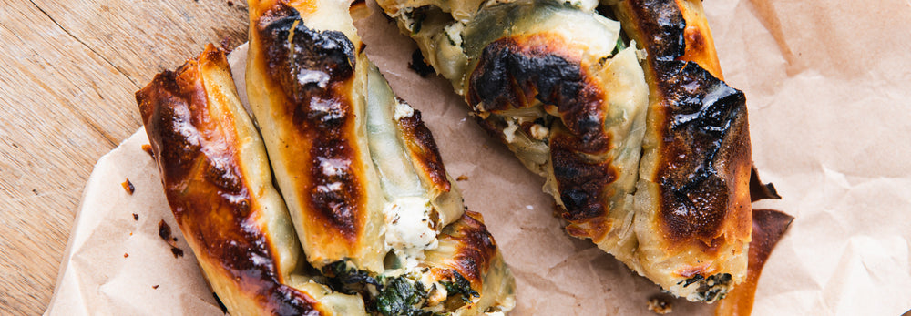 Spinach and Feta Börek Recipe - Gozney - Outdoor oven