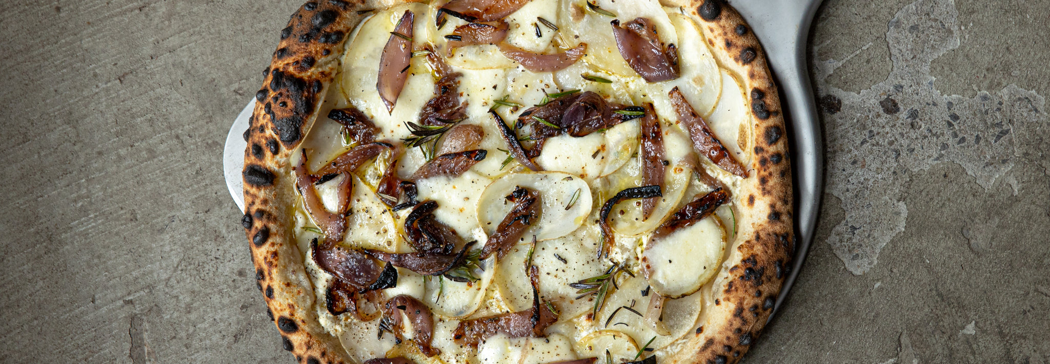 Potato & Onion Pizza - Gozney