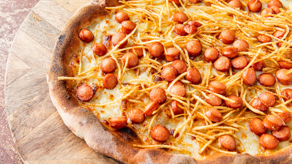 Hot Dog and French Fries Pizza