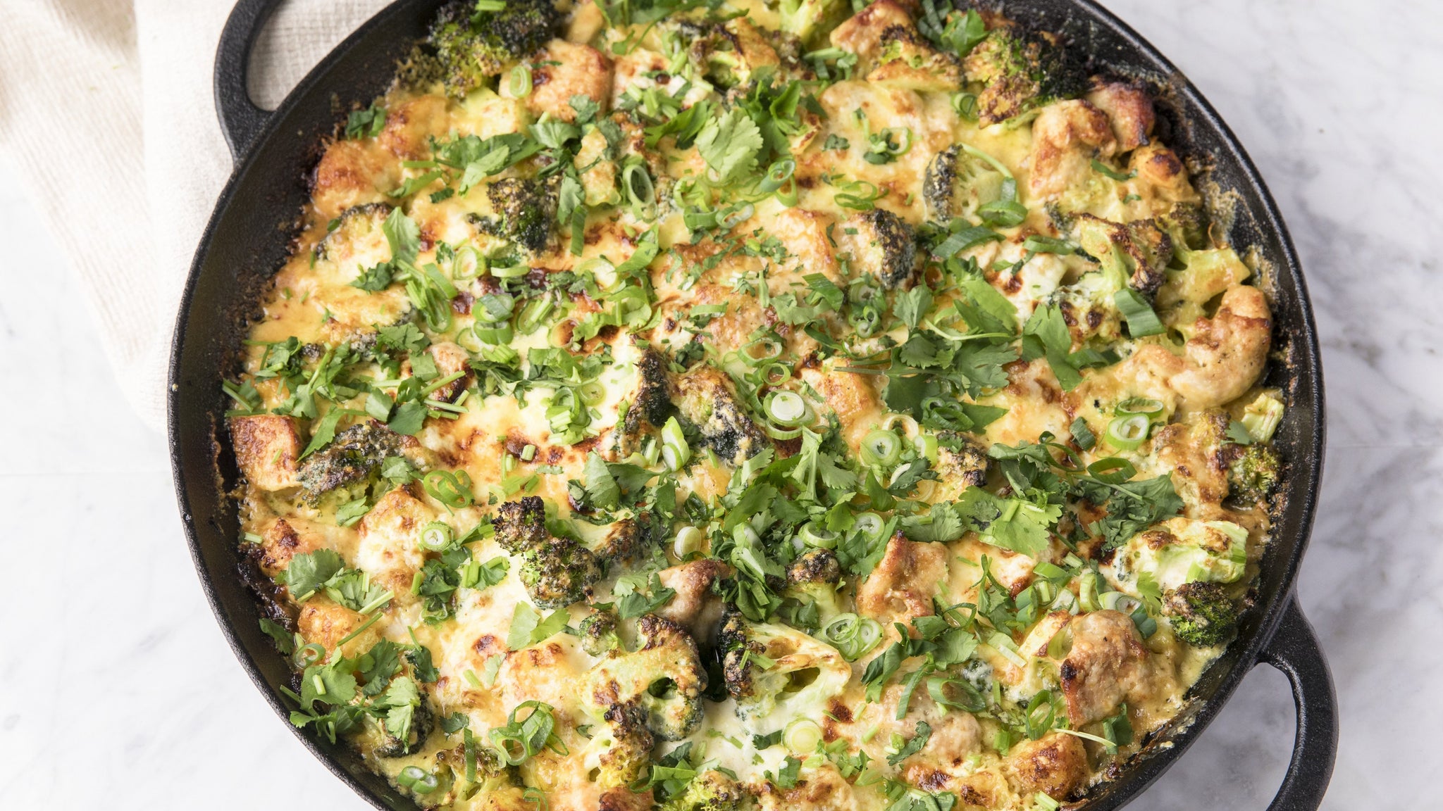 Broccoli, Chicken, Cheddar and Curry Casserole Recipe - Gozney
