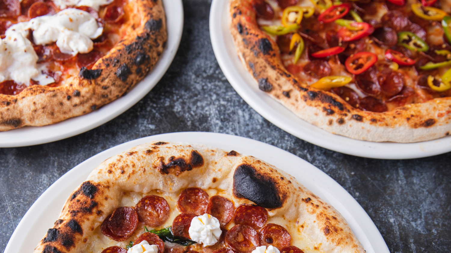 3 types of pepperoni pizza recipe poster image