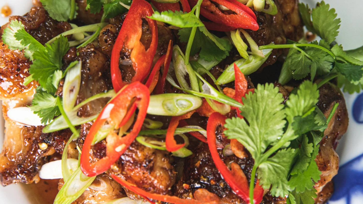 Thai Chicken Wings with Black Pepper Caramel