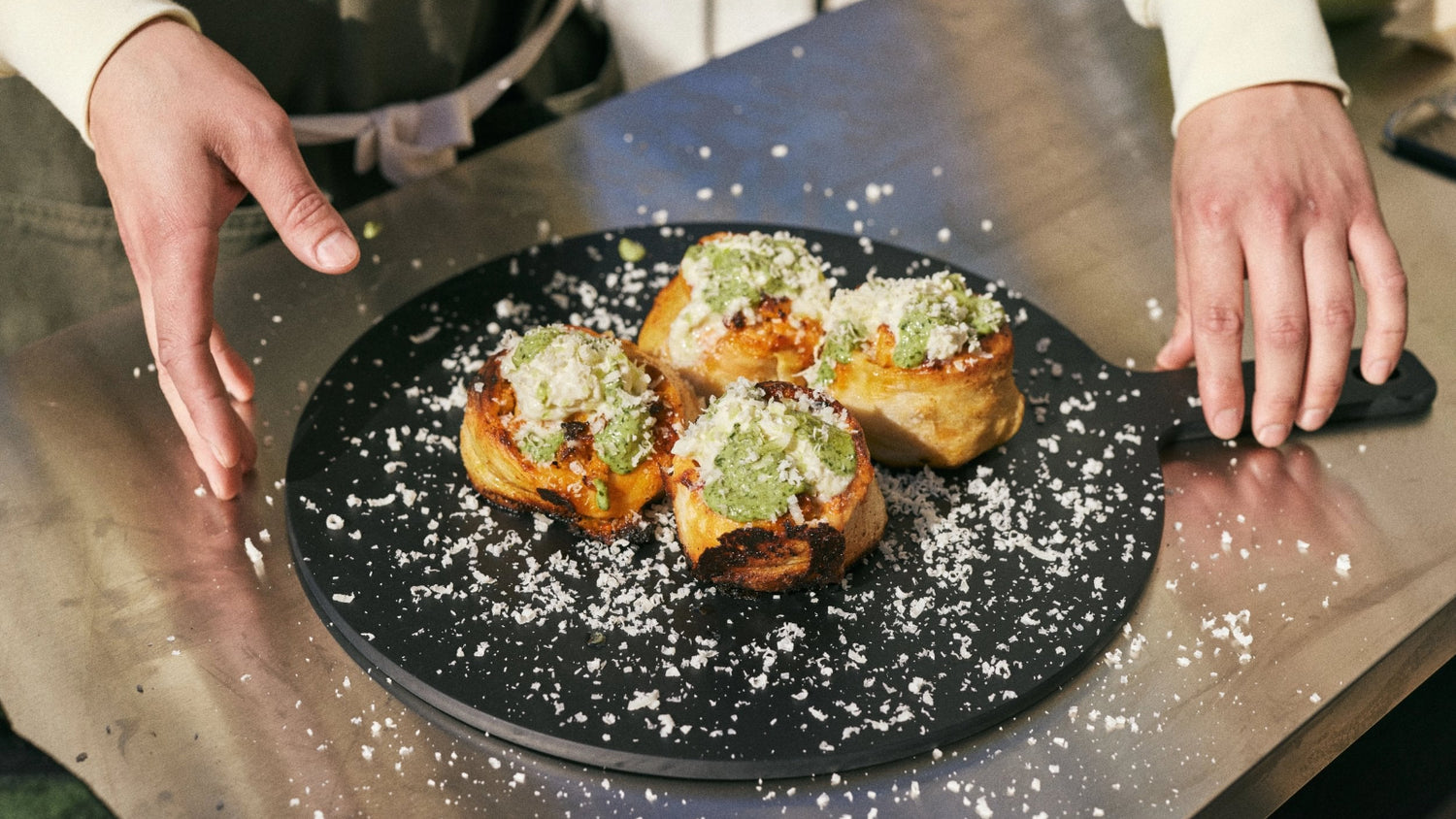 Pizza Pinwheels on Gozney Pizza Server Board